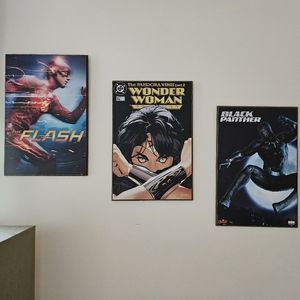 Superhero wall decor